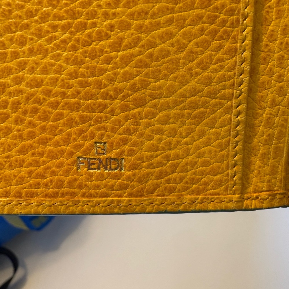Fendi Mustard Leather Accessory - Picture 4 of 9